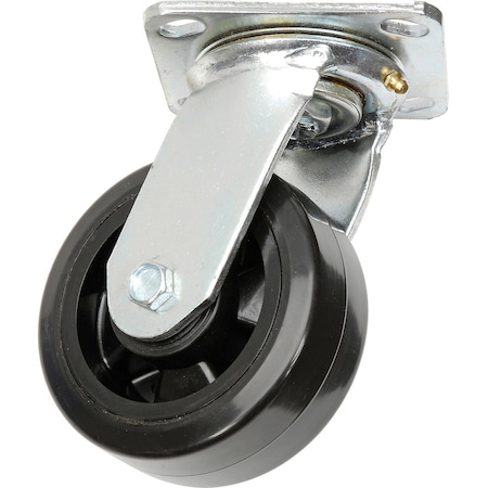 Global Industrial 5 Rubber Caster for HD & Extra HD Tilt Trucks RP1008
